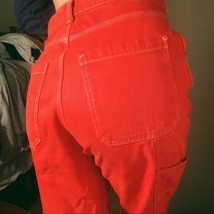 Orange Carpenter Pants UO
